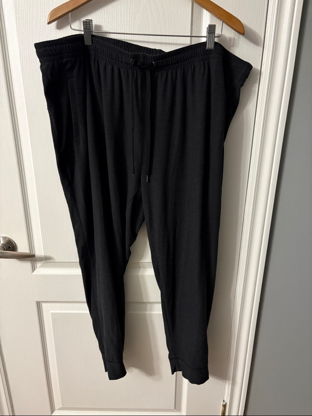 Charcoal Grey Drawstring Jogger Pants